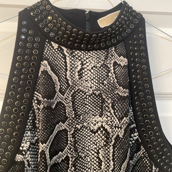 Michael Kors Snake Print Fitted Dress - Picture 5 of 7